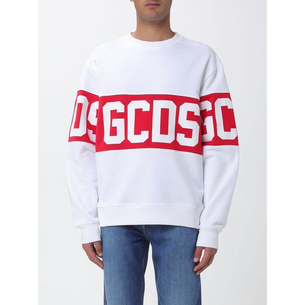Cotton Logo Crewneck Sweatshirt Gcds